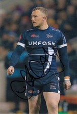Josh Charnley Hand Signed Sale Sharks 6x4 Photo Rugby Union Autograph