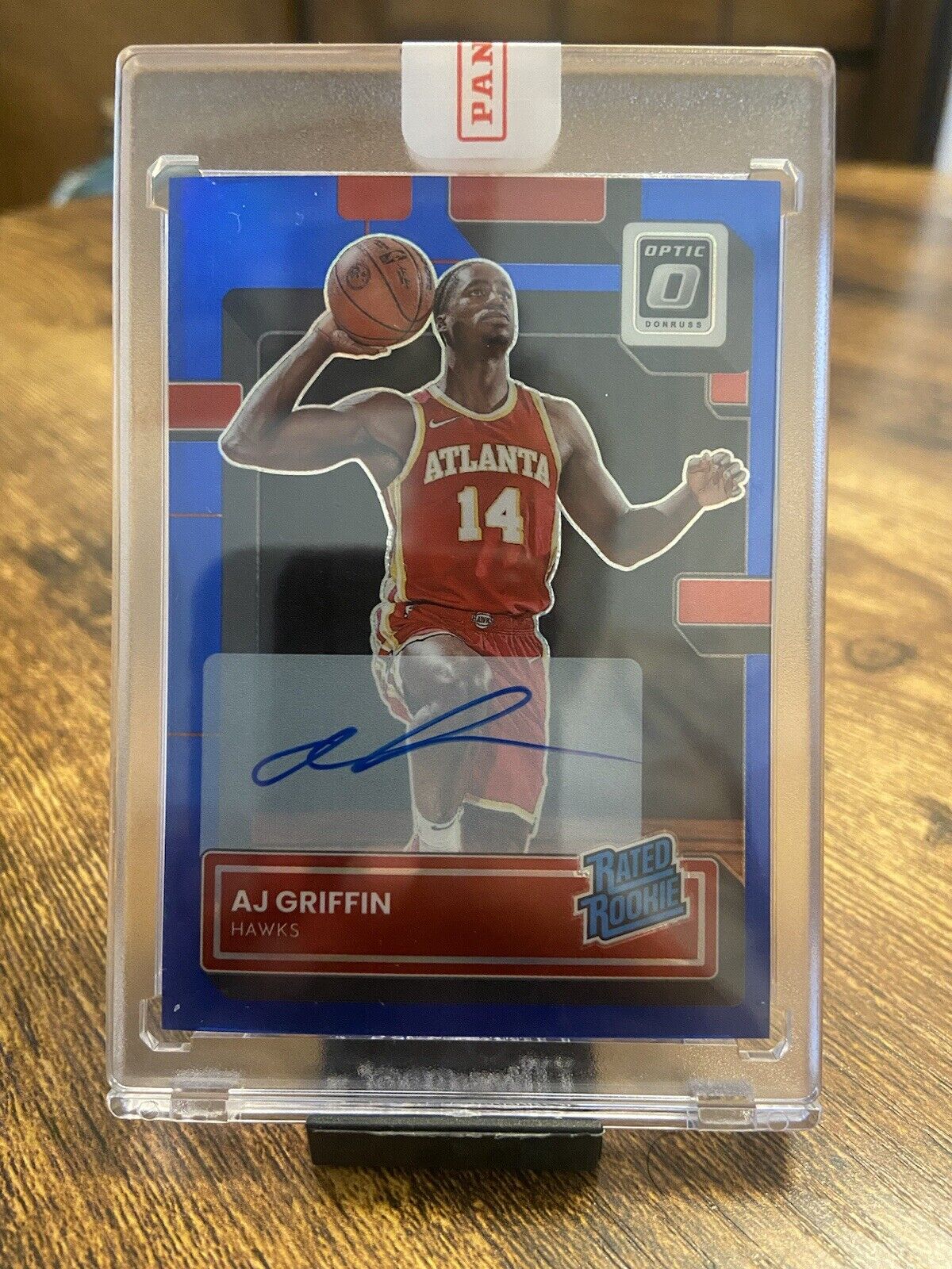 2022-23 Donruss Optic AJ Griffin Rated Rookie RC #204 Blue Holo Auto /49