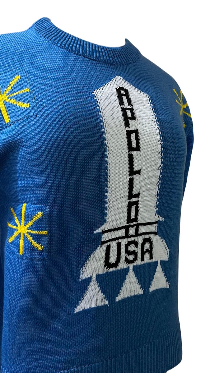 Apollo 11 USA Adult Sweater Danny Torrance Shining Movie Knit Moon
