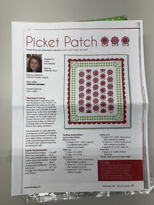 Kit De Couette Fat Quarter Shop Petal Pathway – McCall’s Quilting 2015