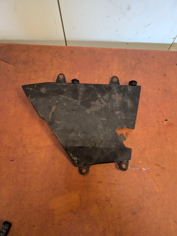 YAMAHA XT (XT 250) OEM Cubierta lateral derecha metal protector térmico Foto 4 de 4