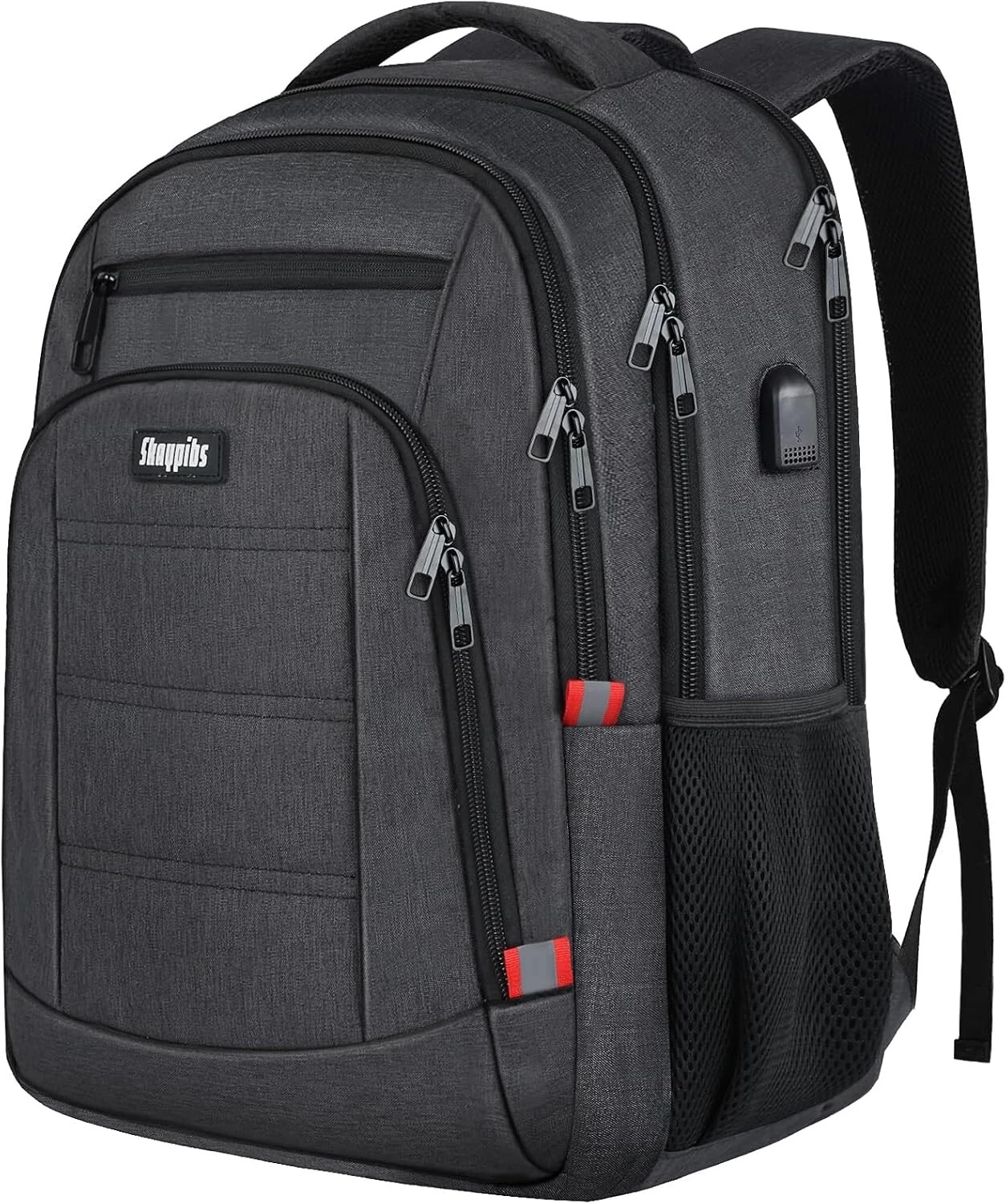 Men Laptop Backpack Anti-Theft Extra Large, USB Port, Travel School Water-resist