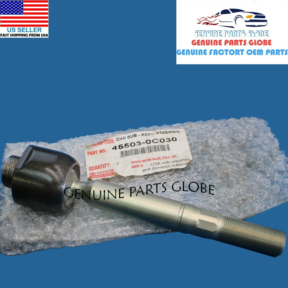 GENUINO OEM TOYOTA 07-21 TUNDRA - 08-22 SEQUOIA EXTREMO DE BARRA DE DIRECCIÓN 45503-0C030 Foto 2 de 2