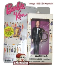 Vintage Barbie Enchanted Evening KEN Keychain by Basic Fun for Mattel 1996 NRFB