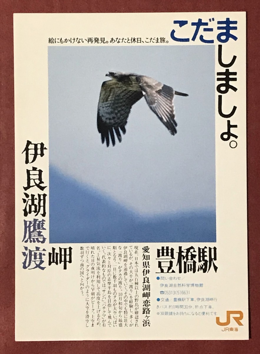 Vintage Postcard Japan JR Tokai Kodama Shinkansen Toyohashi