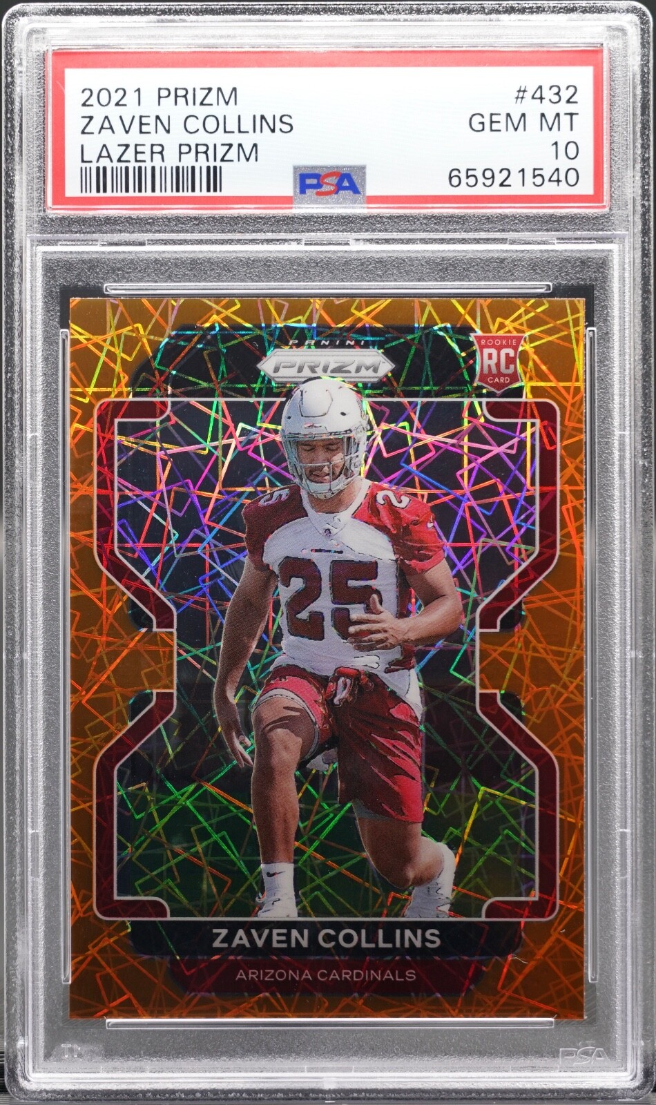 Zaven Collins Panini Prizm #432 Orange