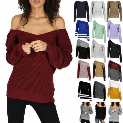 Chunky Knitted Bardot Top 