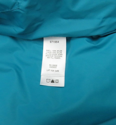NWOT Cabela's Goose Down Quilted Blue Womens Full Zip Puffer Vest Coat Jacket S - Picture 4 of 5