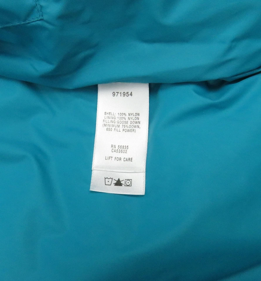 全新无标签 Cabela's 绗缝鹅绒全拉链 Puffer 背心外套夹克 S — 第 4/4 张图片