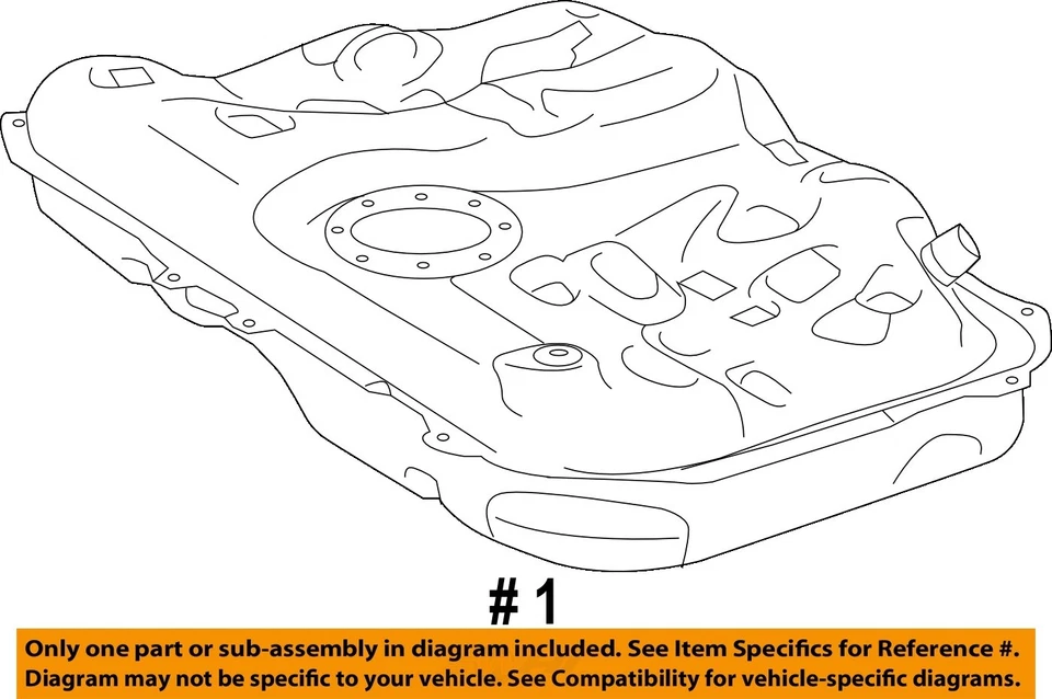 Used Fuel Tank fits: 2016 Toyota Camry Grade A Foto 4 de 4
