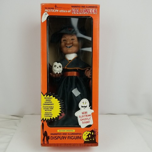 Motionette Witch Display Figure Telco Motion-ette Of Halloween Vintage - Picture 10 of 12