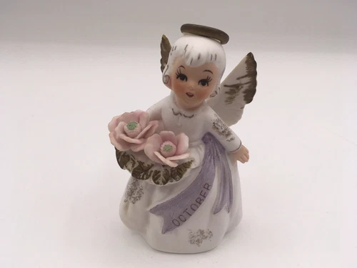 Vintage Lefton October Angel 4” Tall KW 3332