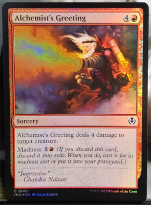 Alchemist's Greeting FOIL Innistrad Remastered Magic the Gathering MtG NM  Rare