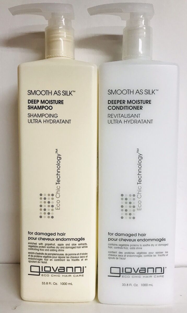 Giovanni ~ Smooth as Silk Deep Moisture Shampoo & Conditioner 33.8 fl oz Each | eBay Giovanni ~ Smooth as Silk Deep Moisture Shampoo & Conditioner 33.8 fl oz Each | eBay