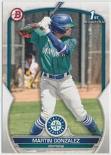 Martin Gonzalez - Seattle Mariners - 2023 Bowman Baseball - 1st Bowman - #BP-28