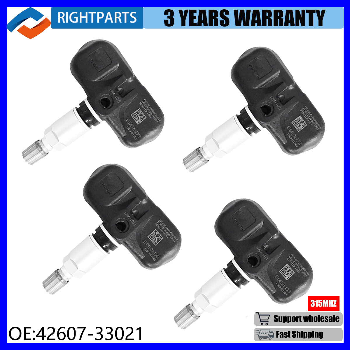 4pcs TPMS Tire Pressure Monitor Sensor For Lexus IS350 GX460 RX350
