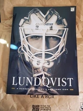 Henrik Lundqvist Jersey Retirement Night Commemorative Program Book 1/28/22