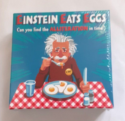 Einstein isst Eier - Finden Sie die ALLITERATION rechtzeitig?