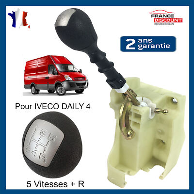 Flynsu Pomello Del Cambio Con Leva Compatibile Con Iveco Daily 4 (2006-2011) - 6 Marce, Ricambio OE 5801260777 - 3