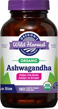 Organic Ashwagandha Non-Gmo Herbal Supplements for Stress Relief, Immune Supp...