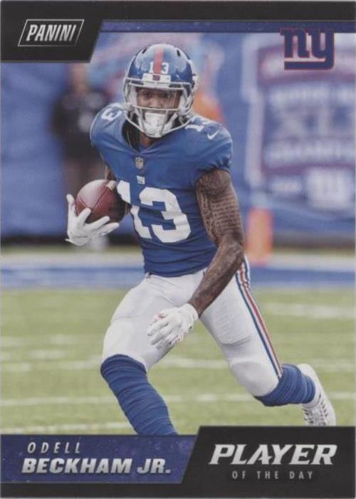 2018 Panini Player of the Day Odell Beckham Jr. #29 - 1 of 2