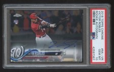 PSA 10 VICTOR ROBLES 2018 TOPPS CHROME ROOKIE RC AUTOGRAPH SP #RA-VR HOT  INVEST
