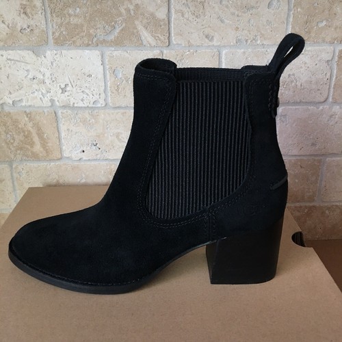 UGG FAYE BLACK FASHION SUEDE CHELSEA 