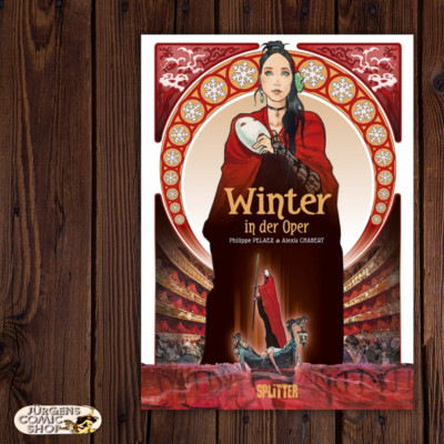 Winter in der Oper - Splitter -P hilippe Pelaez - Alexis Chabert - Comic - NEU