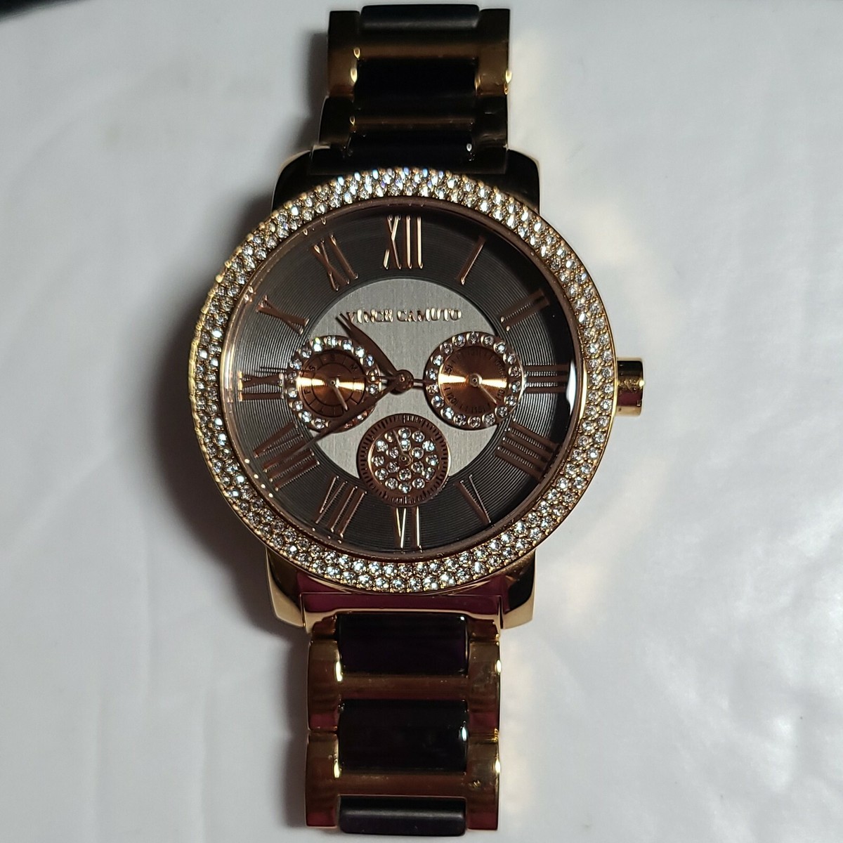 Vince Camuto Black and Rose Gold Women\'s Watch Vince Camuto Rose Gold Watches for Women | Mercari main image 2