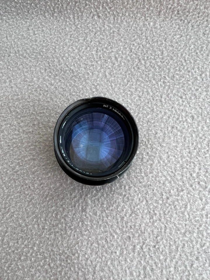 RARE Soviet lens TELOR 1 : 2 / 85 Red O - Image 4 of 4