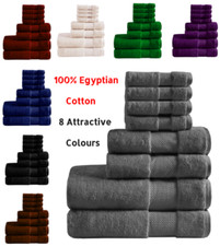 8 Pieces Bale Set 4-Face, 2-Hand, 2-Bath Towels Extra Soft 100 Ring Spun Cotton