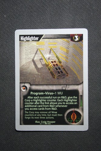WotC NetRunner CCG/TCG *V1.0 & Proteus* Runner Singles - Picture 59 of 147