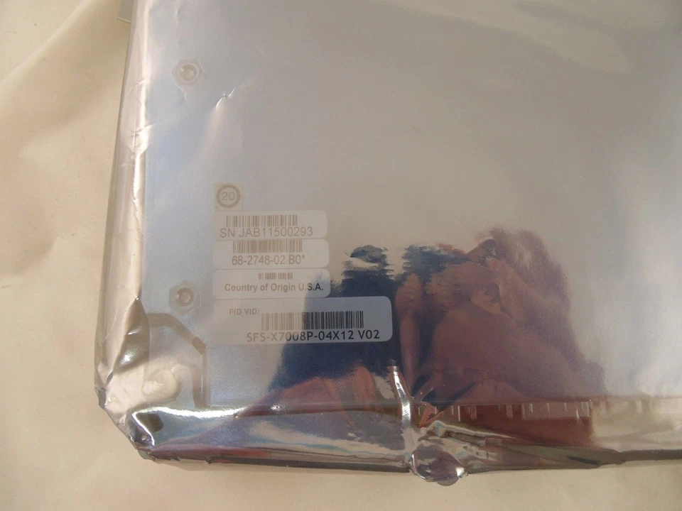 Cisco SFS-X7008P-04X12 V02 InfiniBand 10 GBs Server Switch 47-1 - Image 3 of 3