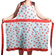 Aprons For Women Girls Plus Size Adjustable Kitchen Cooking Apron With 2 Pockets