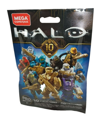 HALO Mega Construx 10th Anniversary Series Mystery Single Blind Pack SEALED NEW