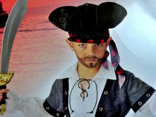 BUCCANEER PIRATE Costume Boys 8-10;10-12;FOAM SWORD-HAT-SASH-BELT-6 Piece-LOT-7 - Picture 8 of 10