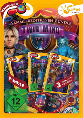 Twin Mind Teil 1-3 Sunrise Games PC Spiel Wimmelbild Neu & OVP