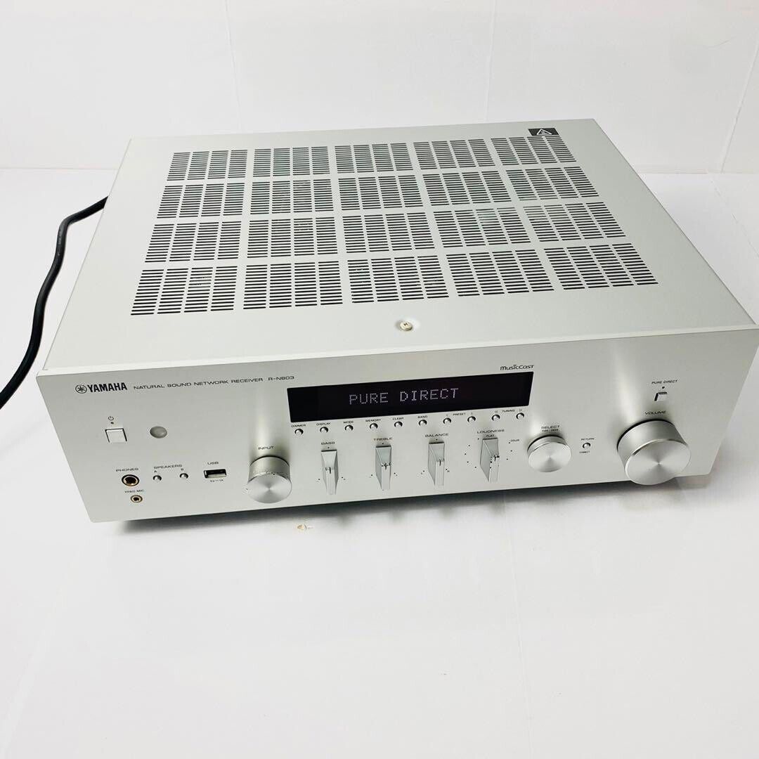 Yamaha R-N803 Network Receiver Silver Bundle Manual Tested Yamaha R-N803 Network Receiver Silver Bundle Manual Tested
