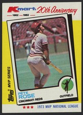 1982 Topps Kmart MVP Series #24 Pete Rose Reds