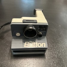VINTAGE Polaroid The Button Land Camera Instant Film Camera with Strap Untested