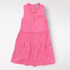 Draper James Pink RSVP Tiered Ruffled mini babydoll dress Size S