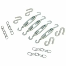 Brophy TDHP Basic Turnbuckles w/ Hardware for Camper Tie-Downs 3000 lbs Qty 4