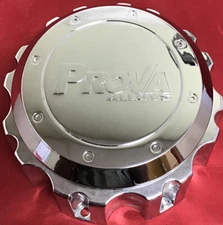 ONE USED PROVA ALLOYS Truck Chrome Wheel Center Cap # 972B170-8HB CAP 11897