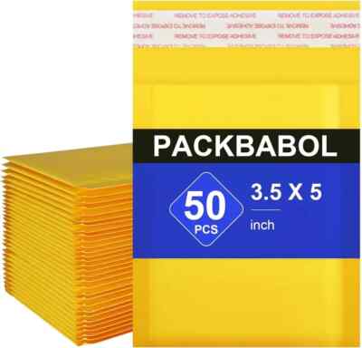 14.25x20 Inch Bubble Mailers - Self-Seal Padded Envelopes, 50 Pack - View #3