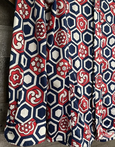 Camicia vintage anni '70 M Classy Mod Glam bohémien bohémien top anteriore con bottoni - Foto 4 di 15