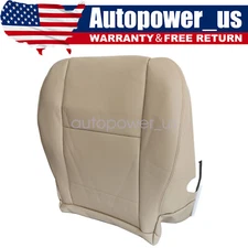 Fits 2000-2004 Toyota Sequoia Tundra Driver Bottom Seat Cover Tan Leather