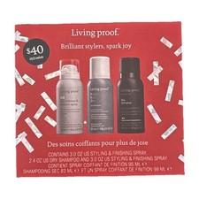 Living Proof Set: Dry Shampoo, Styling  Finishing Spray, Hairspray