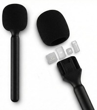 Wireless Microphone Handheld Adapter Stick - Interview Handle Mount for DJI Mic