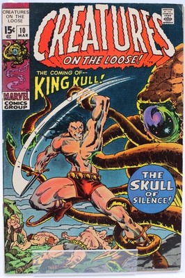 Creatures on the Loose #10   [6.5]   Heb Trimpe   1971   King Kull   Wrightson