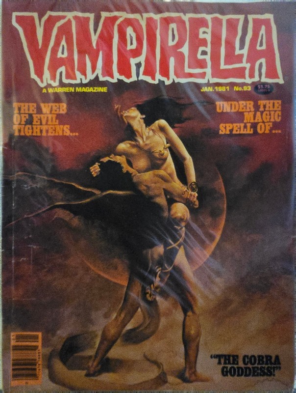 Vampirella #93 (Warren)  Magazine Comic Book!  Rare Vintage Horror Silver Age!